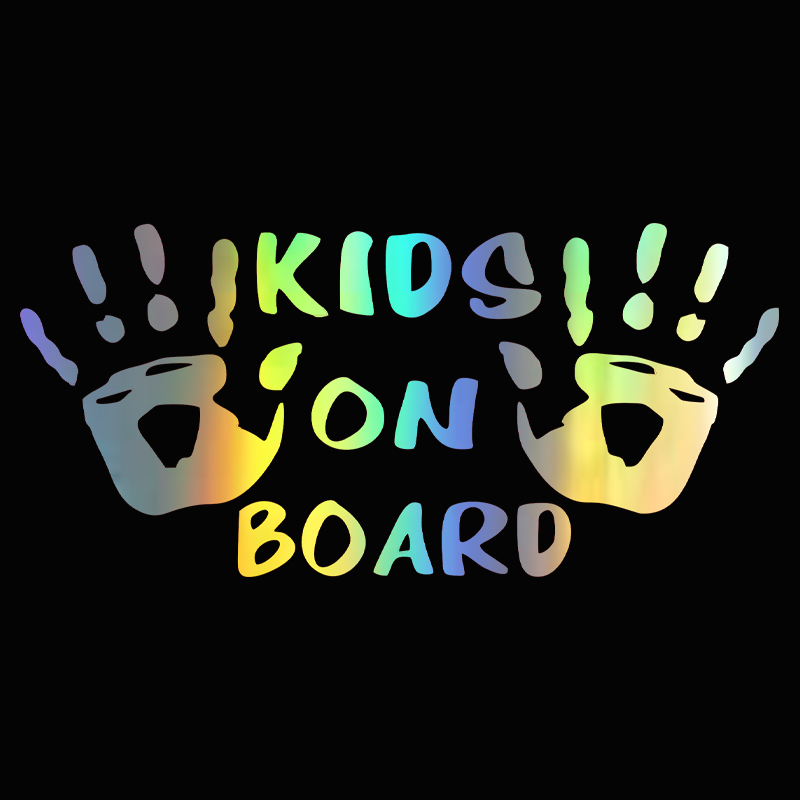 Gear Set Motorcycle - 3D Car Sticker KIDS ON BOARD