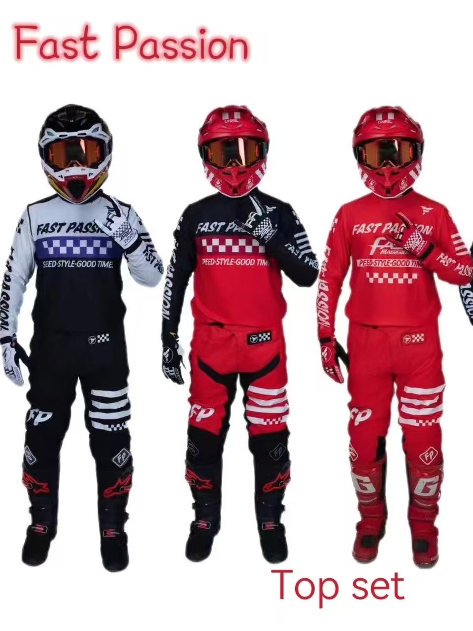 Gear Set Motorcycle - 2025 fastpassion for fox Motocross Gear