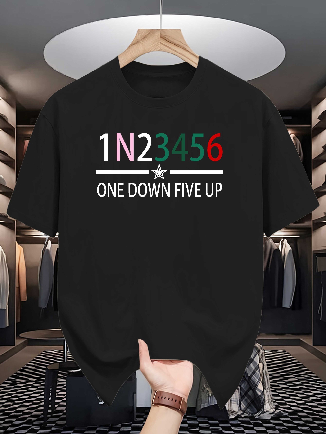 Motorcycle Gear Up Down - Motorcycle Gear Shift 1N23456 Graphic Mens