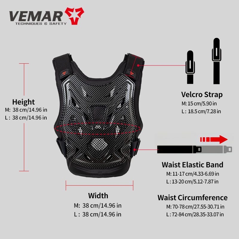 VEMAR Youth Motorcycle Chest P - огляд і ціна Chest Protector Armor