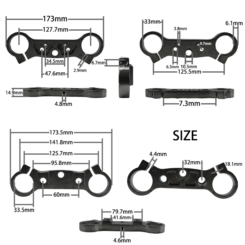 LESQUE Pit Dirt Bike Steering  - огляд і ціна Motorcycle Gear Up Down